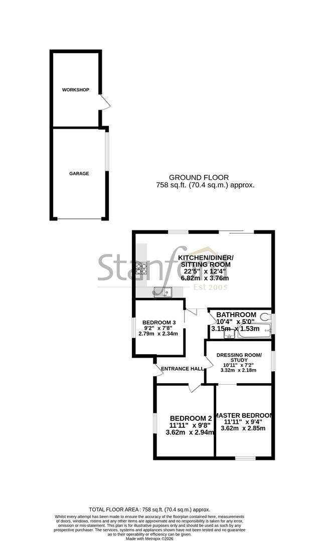 Floorplan for Marvin Close, Botley, Southampton