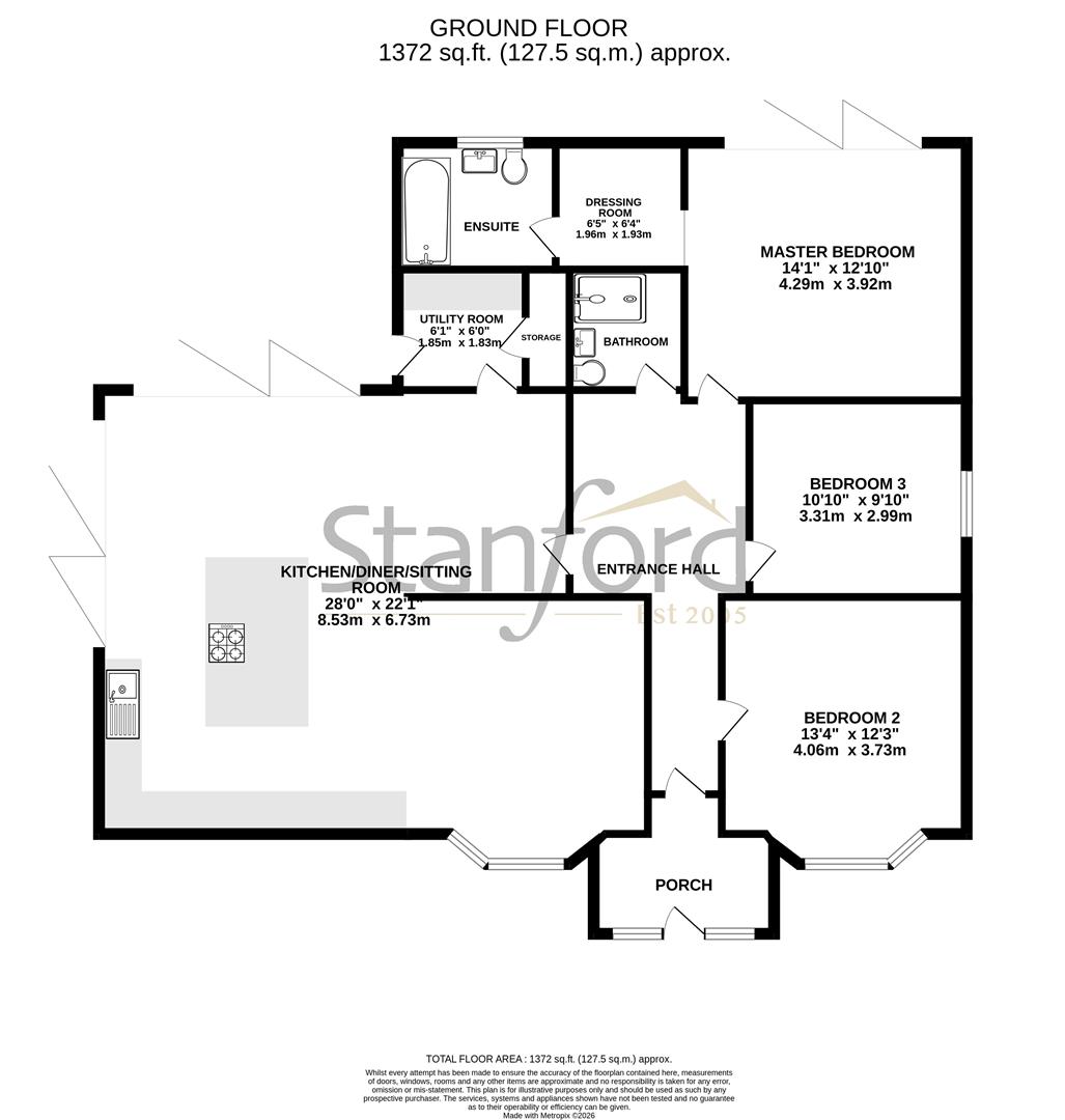 Floorplan for Moorgreen Road, West End, Southampton