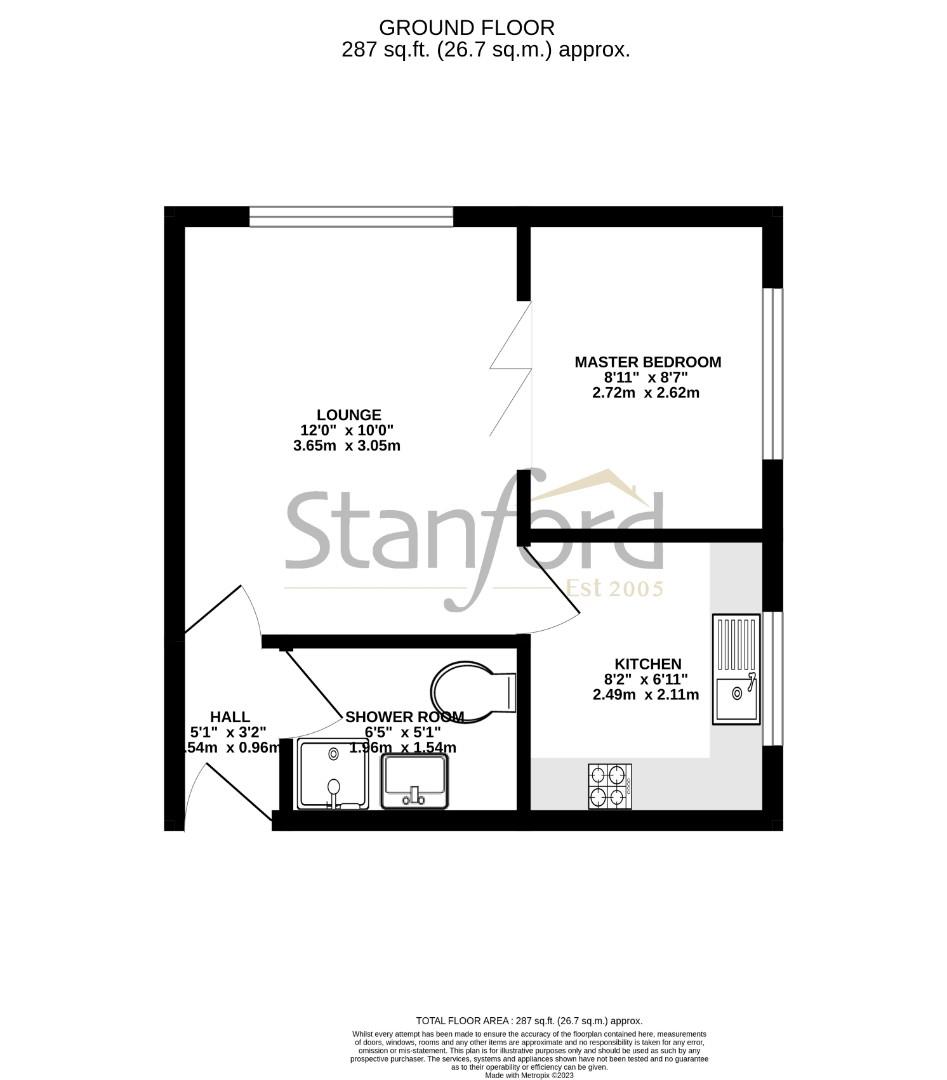 Floorplan for Prince William Court, Itchen Avenue, Bishopstoke