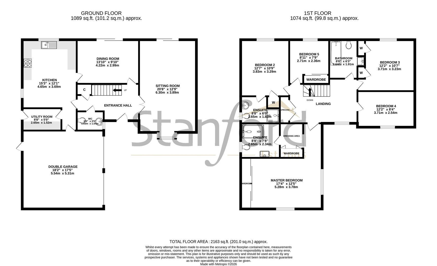 Floorplan for Oak Vale, West End, Southampton