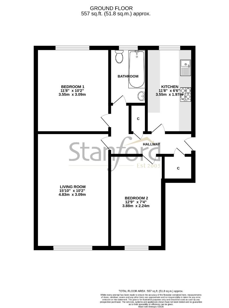 Floorplan for Bursledon Road, Southampton