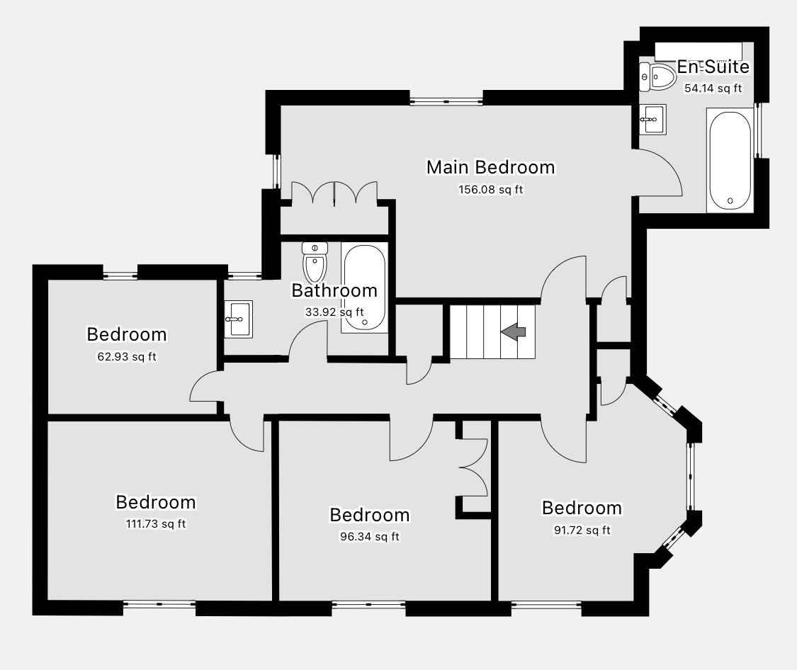Floorplan for Tottehale Close, North Baddesley, Southampton
